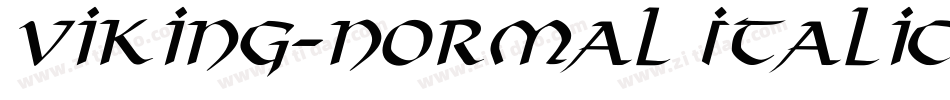 Viking-Normal Italic字体转换